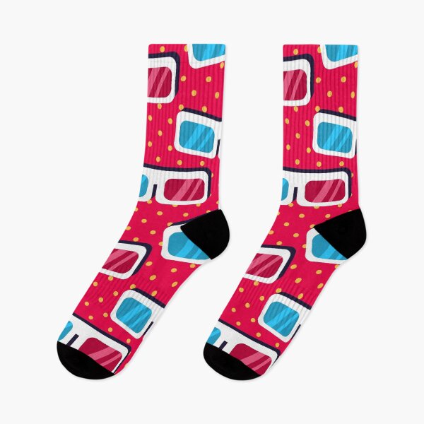 Item preview, 3d glasses seamless pattern designed and sold by werezu.