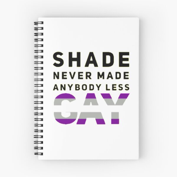 Item preview, Shade Never Made Anybody Less Greysexual (White) designed and sold by UnicornPeeps.