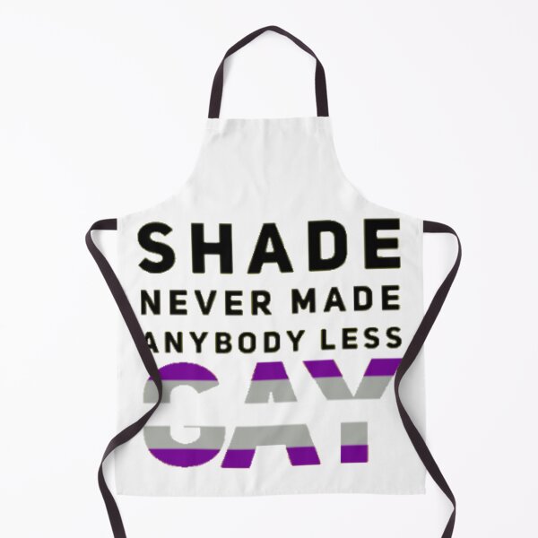 Item preview, Shade Never Made Anybody Less Greysexual (White) designed and sold by UnicornPeeps.
