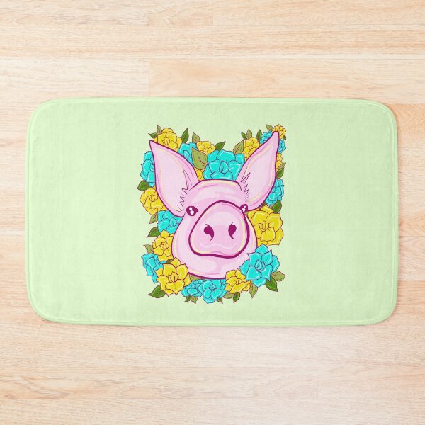 Item preview, Floral Pig designed and sold by missmann.