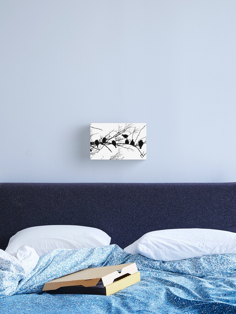 Thumbnail 2 of 3, Canvas Print, Sparrow Line Up designed and sold by Tiffany.