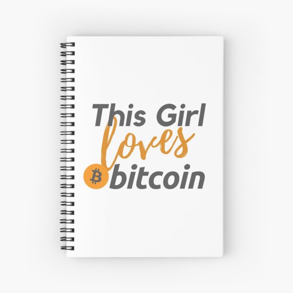 Item preview, This Girl Loves Bitcoin Orange and Black Design designed and sold by SweetAndSpice.