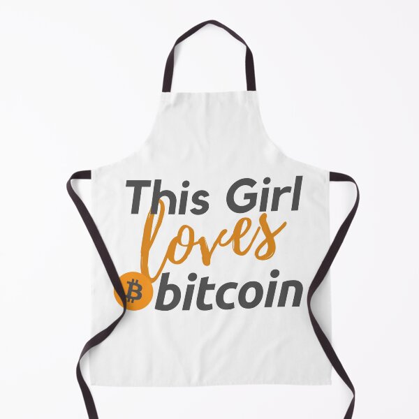 Item preview, This Girl Loves Bitcoin Orange and Black Design designed and sold by SweetAndSpice.