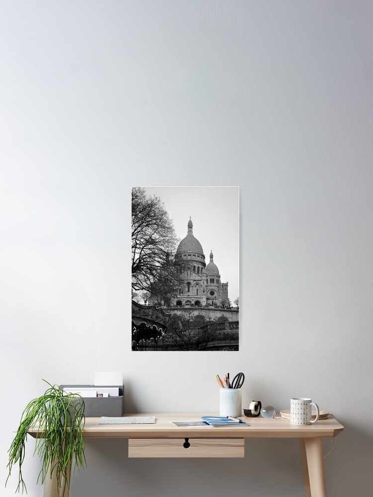 Thumbnail 1 of 3, Poster, Sacre Coeur, Paris designed and sold by Tiffany.