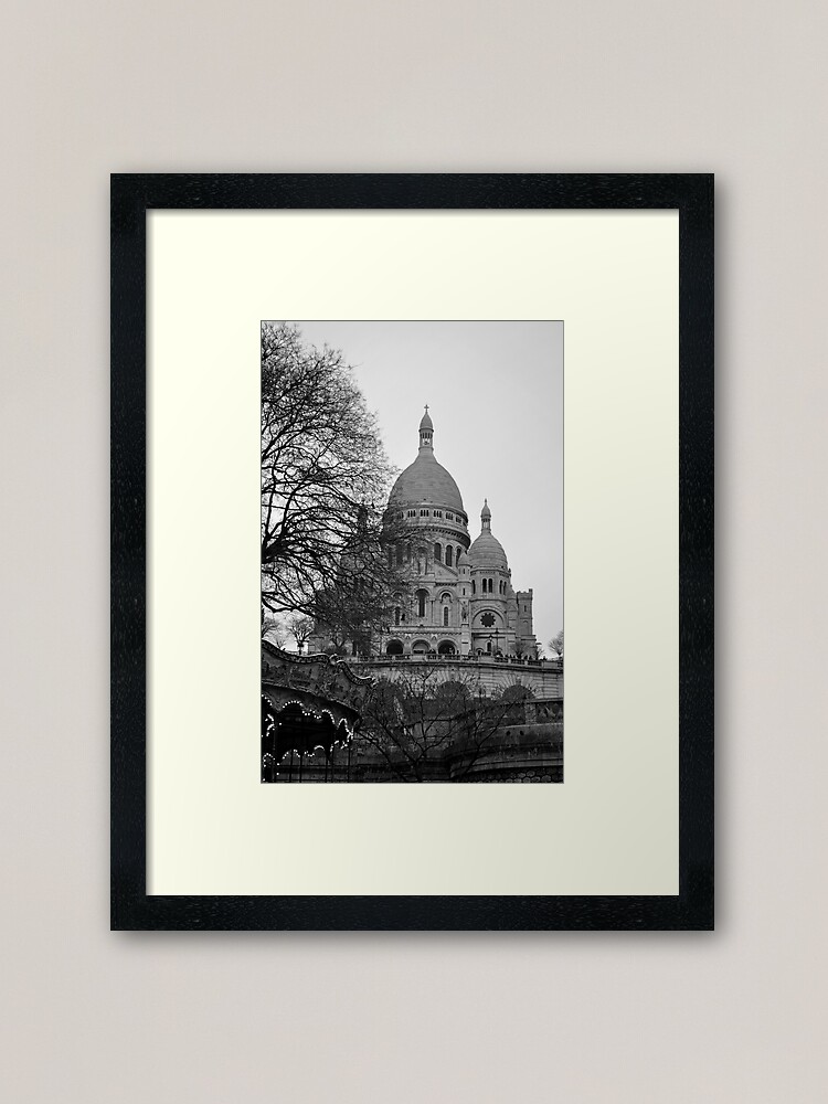 Thumbnail 2 of 7, Framed Art Print, Sacre Coeur, Paris designed and sold by Tiffany.