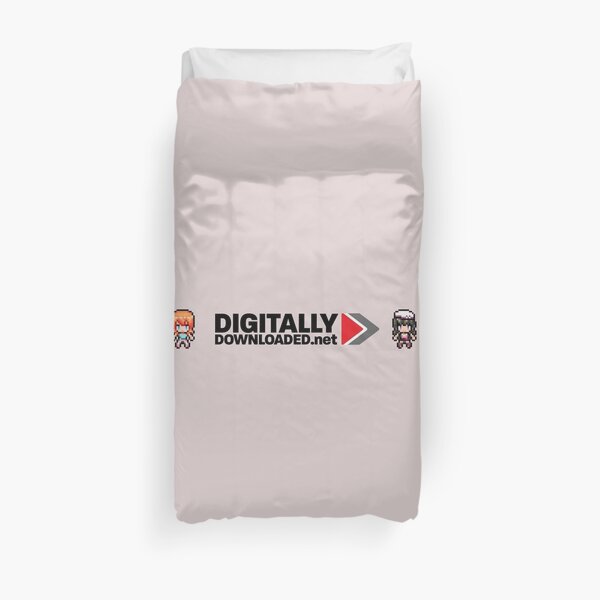 Dee Dee and Nettie: Pixel Version Duvet Cover