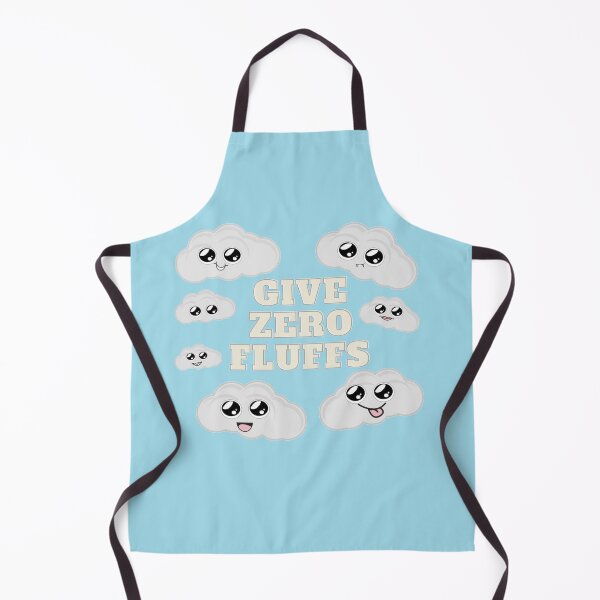 Item preview, Give Zero Fluffs pun adorable cloud design fluffy in blue sky designed and sold by ICRainbowMoons.