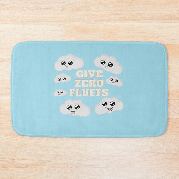 Item preview, Give Zero Fluffs pun adorable cloud design fluffy in blue sky designed and sold by ICRainbowMoons.