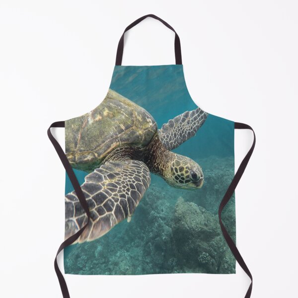 Item preview, Nature's Sea Turtle Underwater in blue green water - in Ocean - Marine Life designed and sold by guitarkel.
