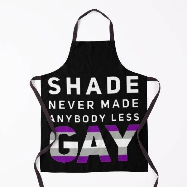 Item preview, Shade Never Made Anybody Less Greysexual (Black) designed and sold by UnicornPeeps.