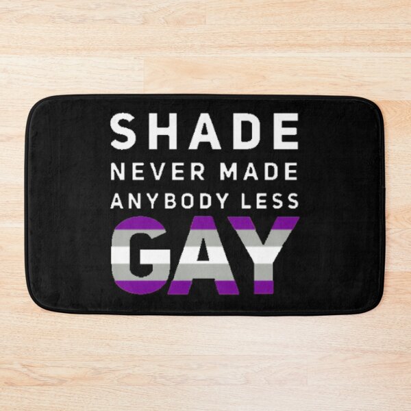 Item preview, Shade Never Made Anybody Less Greysexual (Black) designed and sold by UnicornPeeps.