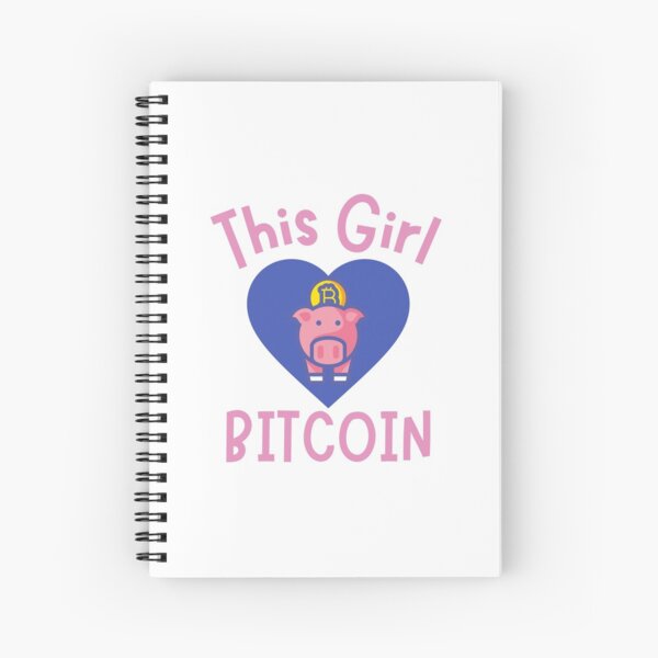 Item preview, This Girl Loves Bitcoin Piggy Design designed and sold by SweetAndSpice.