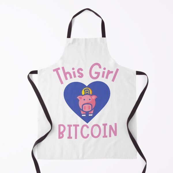 Item preview, This Girl Loves Bitcoin Piggy Design designed and sold by SweetAndSpice.