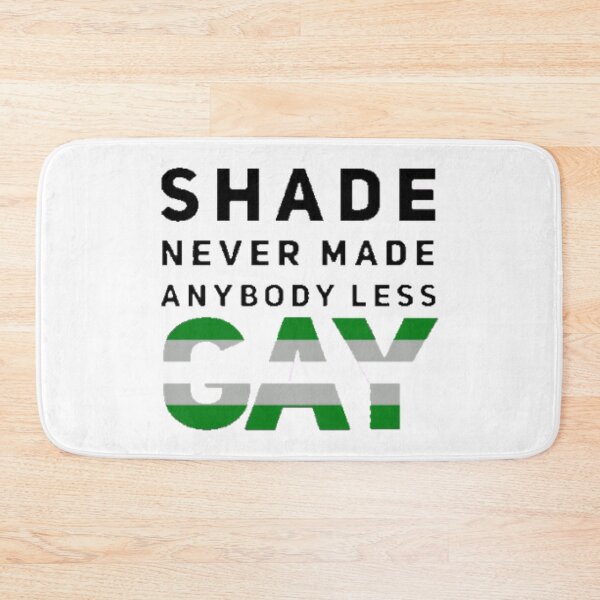 Item preview, Shade Never Made Anybody Less Greyromantic (White) designed and sold by UnicornPeeps.