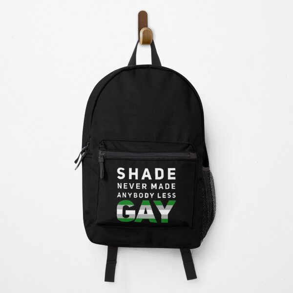Item preview, Shade Never Made Anybody Less Greyromantic (Black) designed and sold by UnicornPeeps.