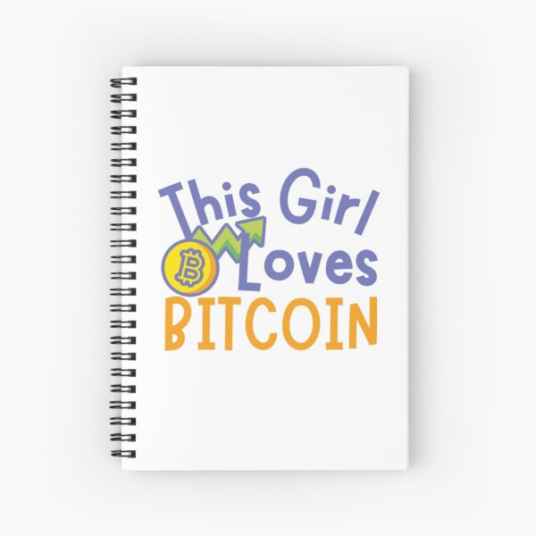 Item preview, This Girl Loves Bitcoin Coin Design designed and sold by SweetAndSpice.