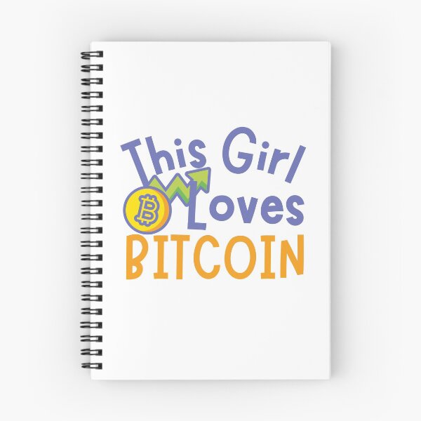 Item preview, This Girl Loves Bitcoin Coin Design designed and sold by SweetAndSpice.