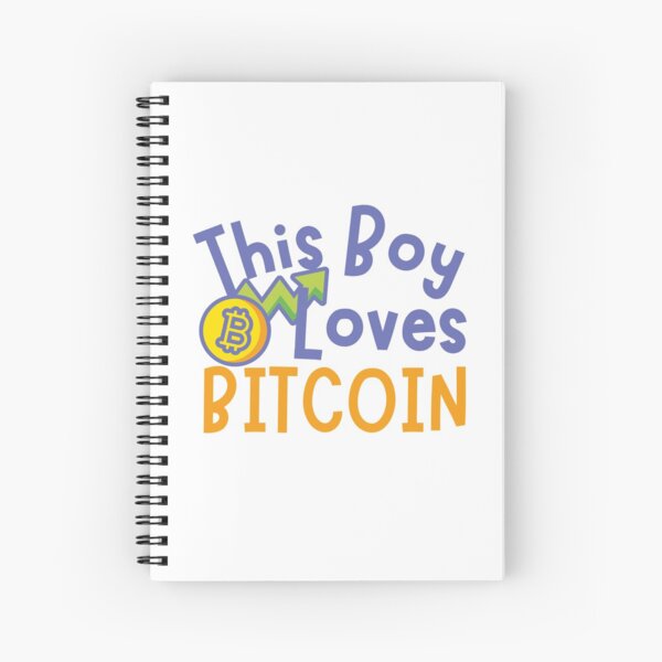 Item preview, This Boy Loves Bitcoin Coin Design designed and sold by SweetAndSpice.