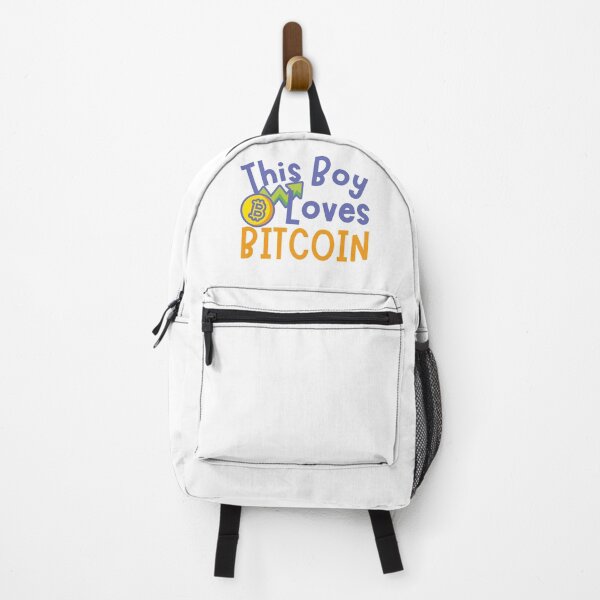 Item preview, This Boy Loves Bitcoin Coin Design designed and sold by SweetAndSpice.