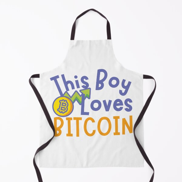 Item preview, This Boy Loves Bitcoin Coin Design designed and sold by SweetAndSpice.