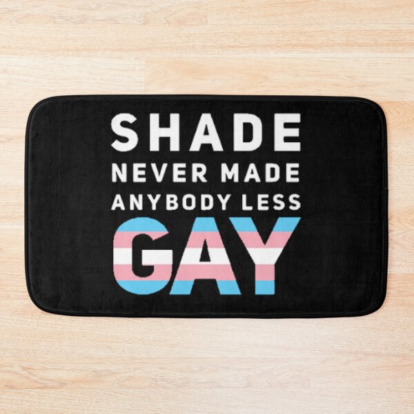 Item preview, Shade Never Made Anybody Less Trans (Black) designed and sold by UnicornPeeps.