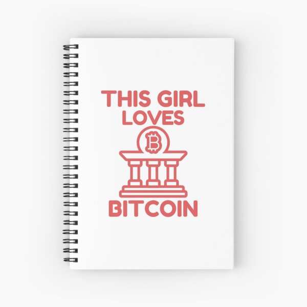 Item preview, This Girl Loves Bitcoin Red Design designed and sold by SweetAndSpice.