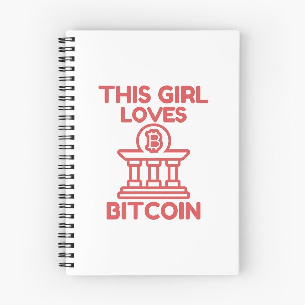 Item preview, This Girl Loves Bitcoin Red Design designed and sold by SweetAndSpice.