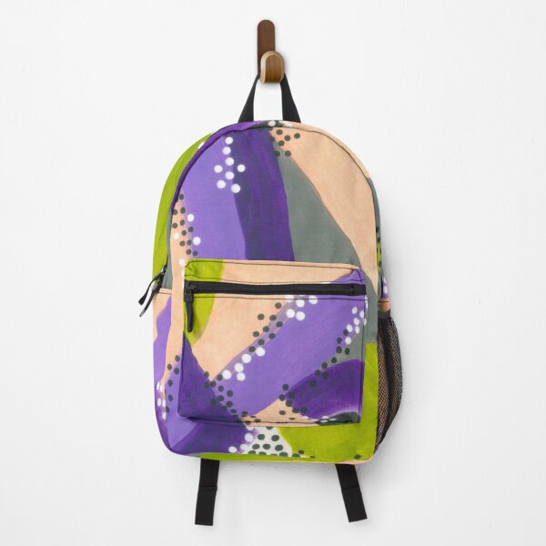 Item preview, Purple Green Grey Abstract designed and sold by hannyhoney.