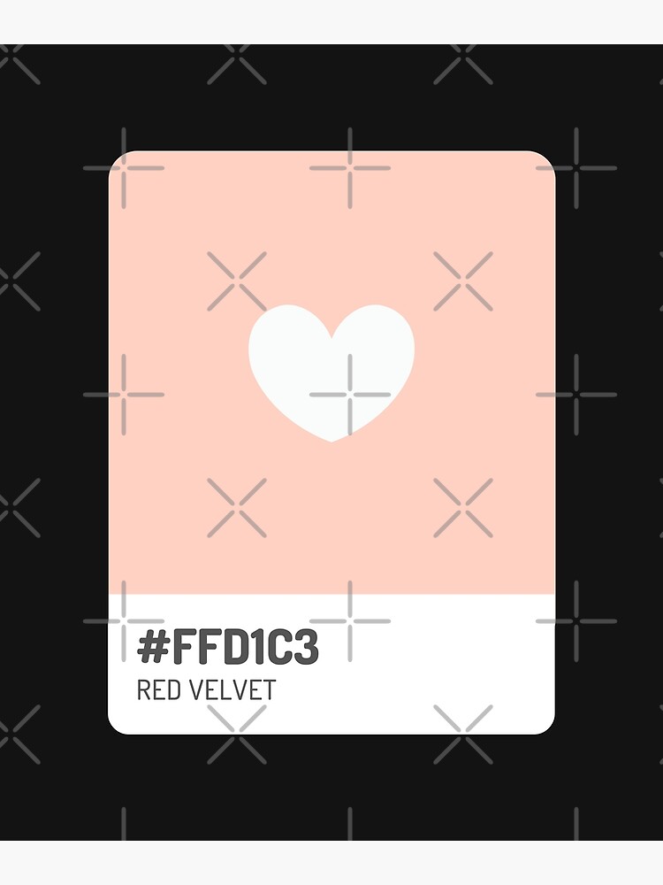 Red Velvet Official Color Pantone