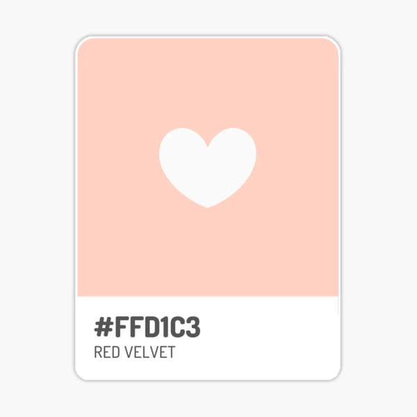 Red Velvet Official Color Pantone