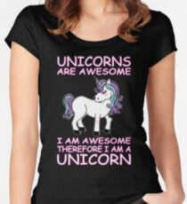 UNICORN Women's Fitted Scoop T-Shirt