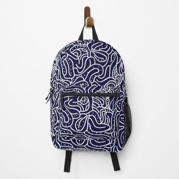 Item preview, Blue Waves Outline Pattern Design designed and sold by designsbyshella.