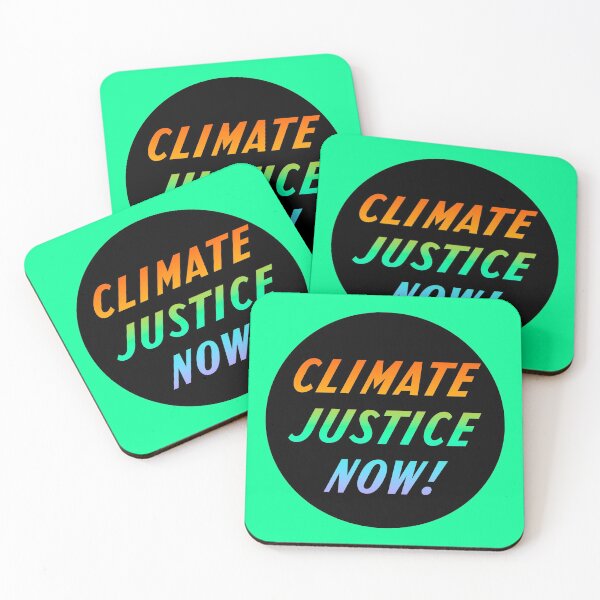 Item preview, Climate Justice Now! designed and sold by Picket Club.