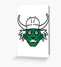 Helloween crazy Vikings Greeting Card