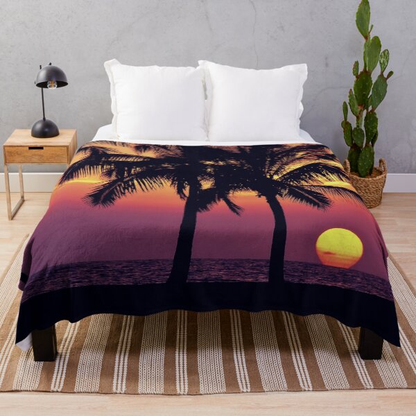 Item preview, Palm Trees Sunset beach designed and sold by cutecrazytshirt.