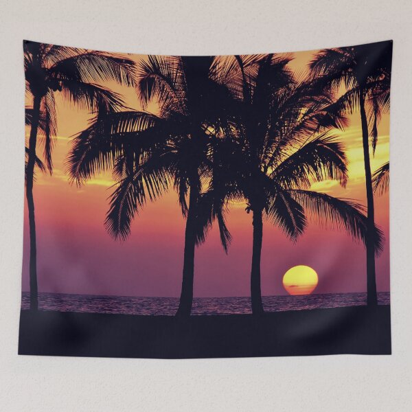 Item preview, Palm Trees Sunset beach designed and sold by cutecrazytshirt.