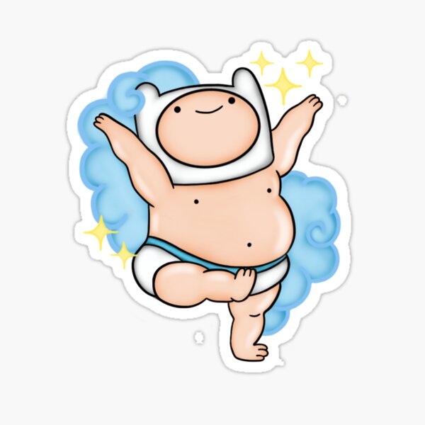 Sticker Baby Finn Redbubble