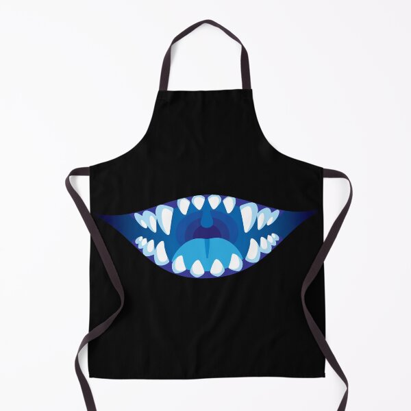 Item preview, Grinning Monster Maw - Blue designed and sold by artskls.