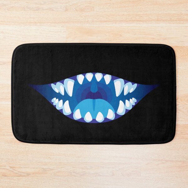Item preview, Grinning Monster Maw - Blue designed and sold by artskls.