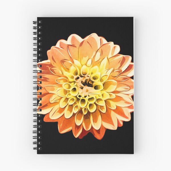 Item preview, Orange and Yellow Flower | Floral Art designed and sold by williamcuccio.