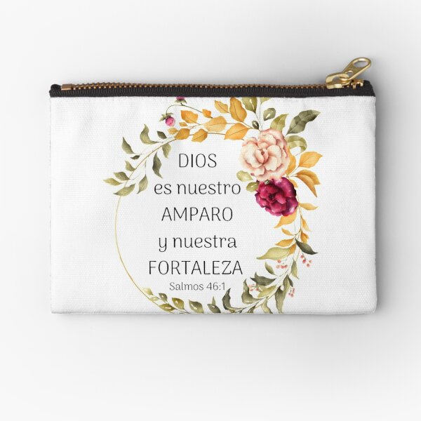 With God All Things Are Possible  Canvas Zipper Pouch – Scripture And Grace