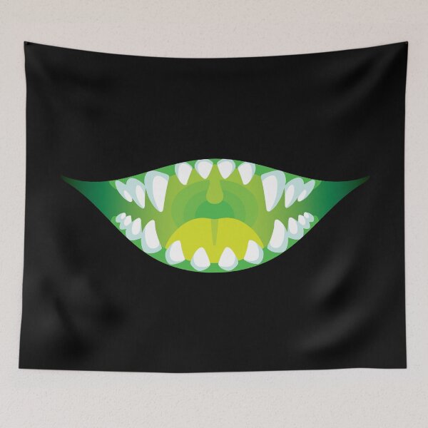 Item preview, Grinning Monster Maw - Acid designed and sold by artskls.