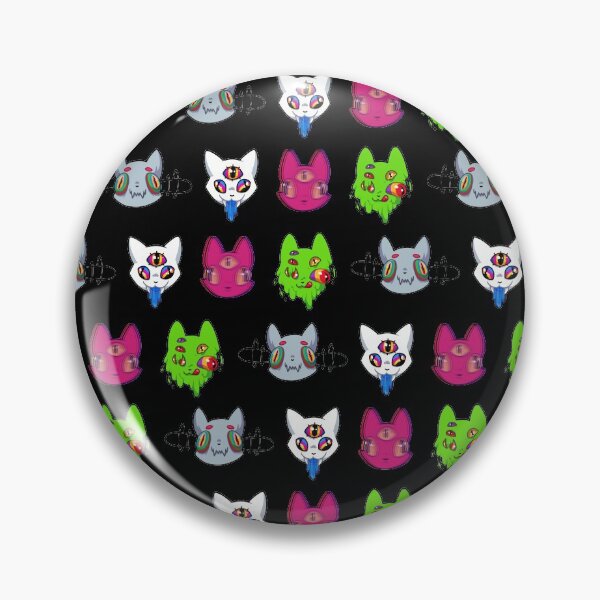 Item preview, Trippy Cat Pattern designed and sold by Kaijukat.