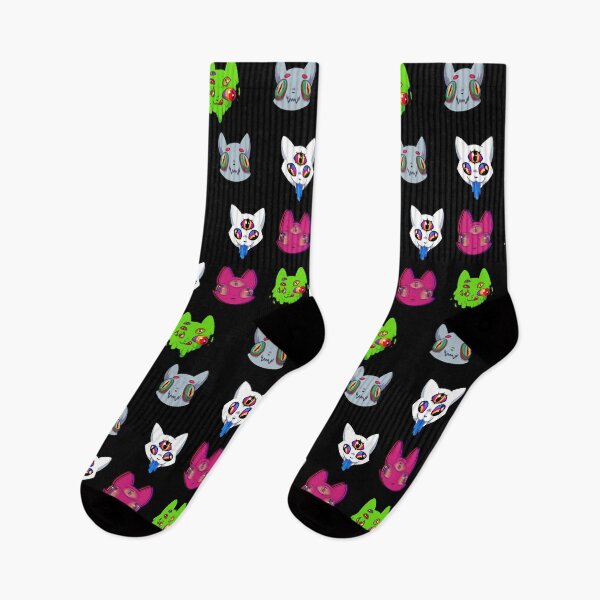 Item preview, Trippy Cat Pattern designed and sold by Kaijukat.
