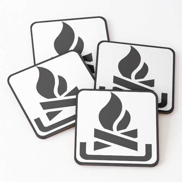 Item preview, Campfire Map Symbol designed and sold by bbad2020.
