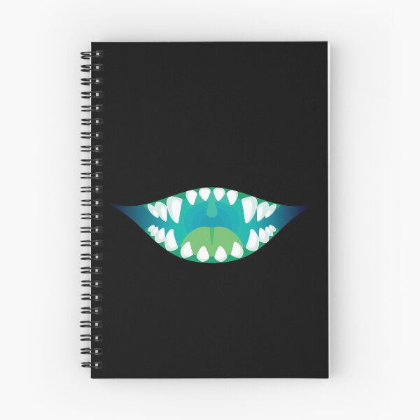 Item preview, Grinning Monster Maw - Teal designed and sold by artskls.