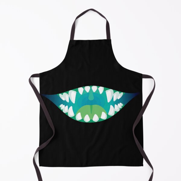 Item preview, Grinning Monster Maw - Teal designed and sold by artskls.