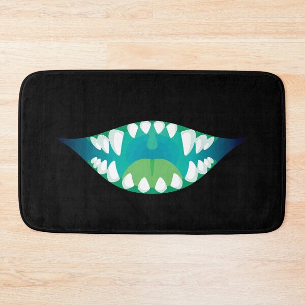 Item preview, Grinning Monster Maw - Teal designed and sold by artskls.