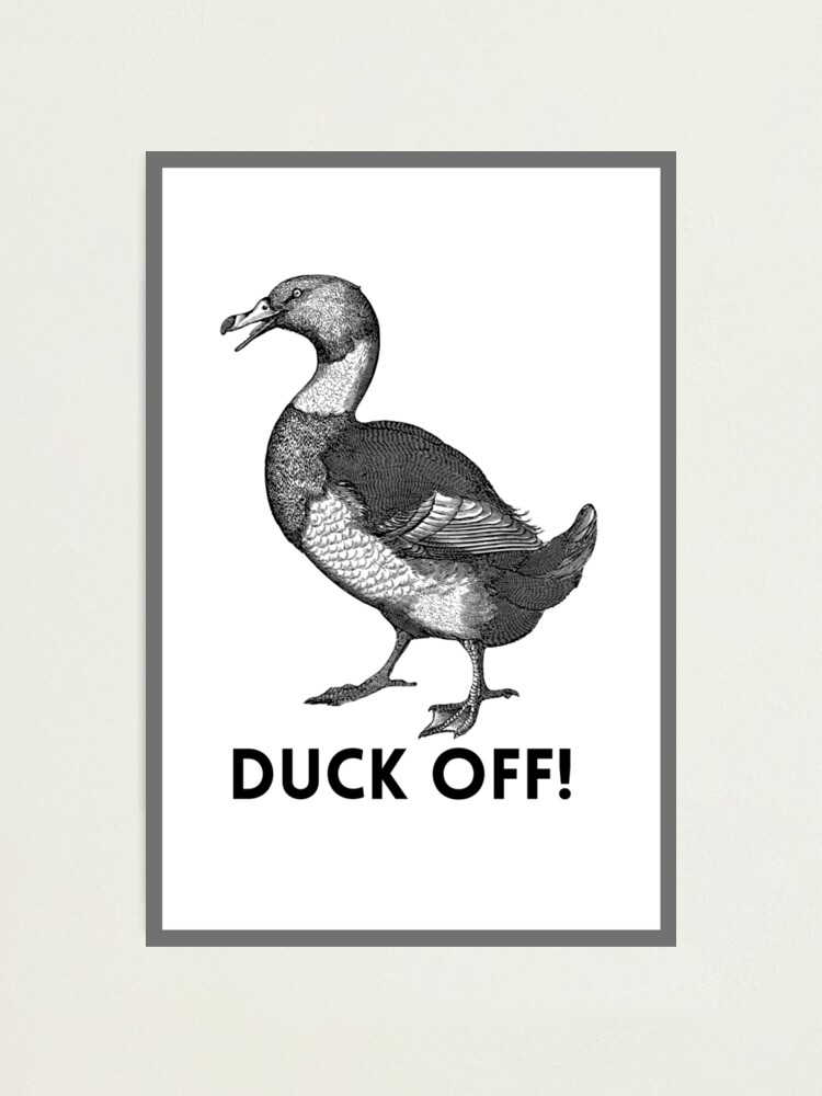 Essential T-Shirt for Sale mit Ente weg. Der „Duck You“-Mittelfinger. von  HalfCat