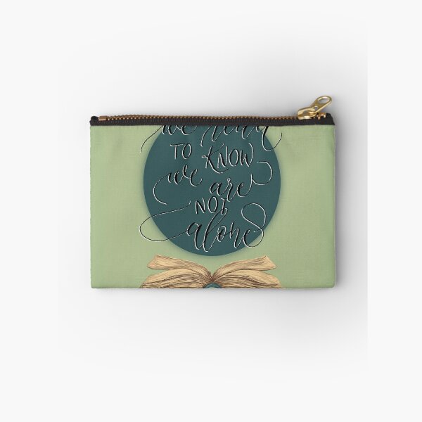Item preview, We Read to Know We're Not Alone--Bookish Quote designed and sold by hoganburleigh.